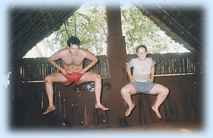 Foreigner training Kalaripayattu